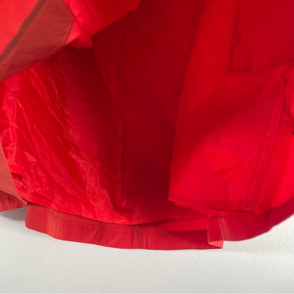 ModCloth Bea & Dot Red Christmas Holiday Ribbon Bow Circle Skirt 1X - Picture 6 of 11